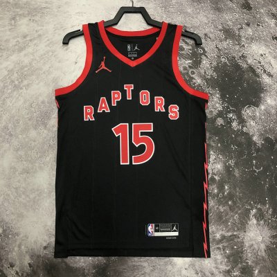 Maillot de Basket #15 Carter Raptors 20-23 statement Noir